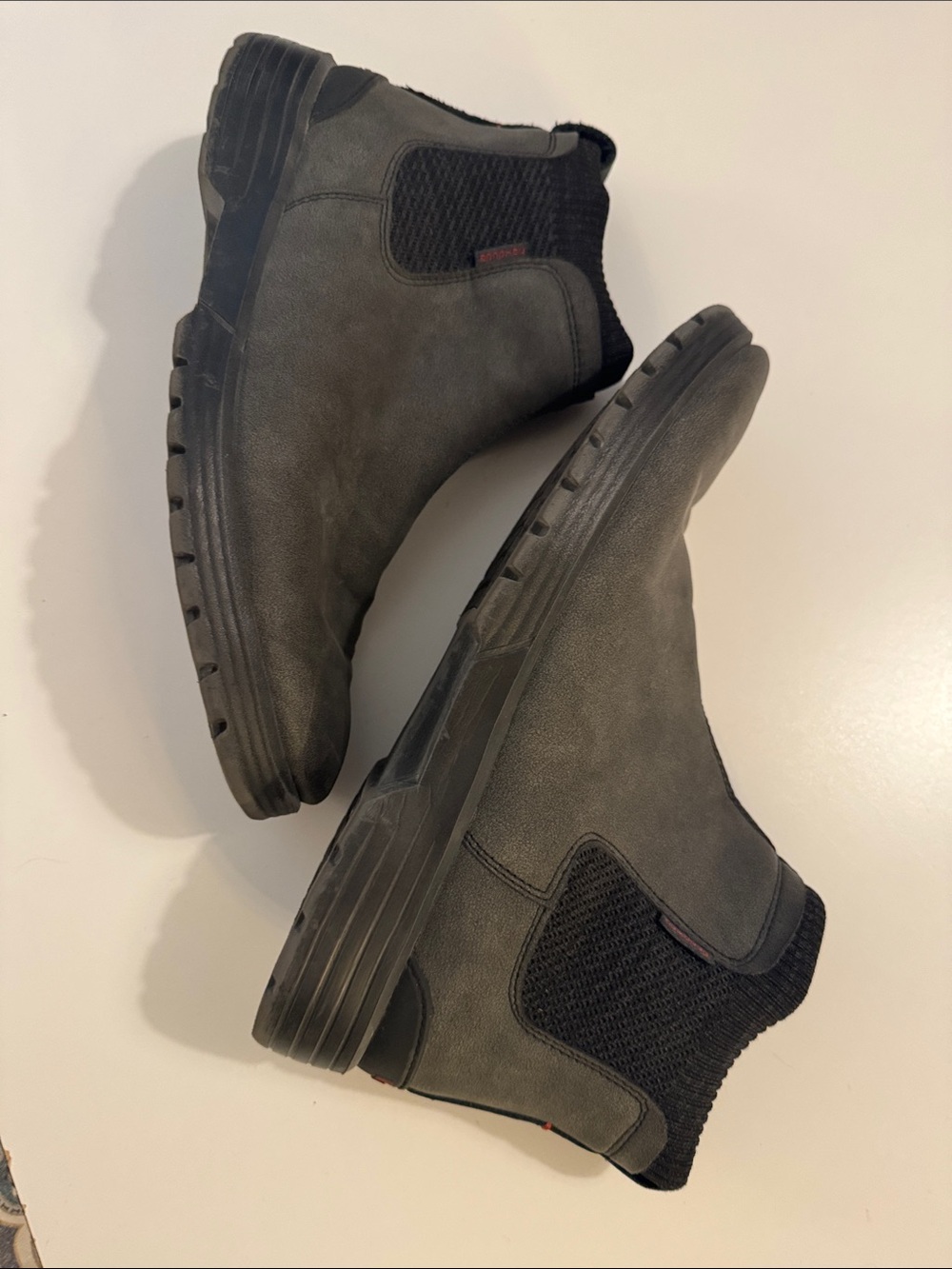 Hey Dude Scott Grip Slip-On Charcoal Gray Chukka Boots Size 11 men’s US 44 EU